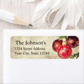 クリスマス球根差出人住所ラベル ラベル (インサイチュ)