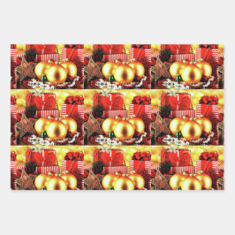 クリスマス球根 ラッピングペーパーシート