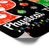クリスマス理学療法士 クリスマス PT Xmas ポスター (角)