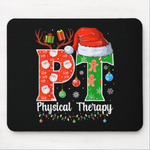 クリスマス理学療法士 クリスマス PT Xmas マウスパッド