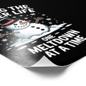 クリスマス生き延びの先生ライフ・メルトダウンクリスマス フォトプリント            (角)