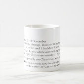 クリスマス生き残り処方箋 コーヒーマグカップ (中央)