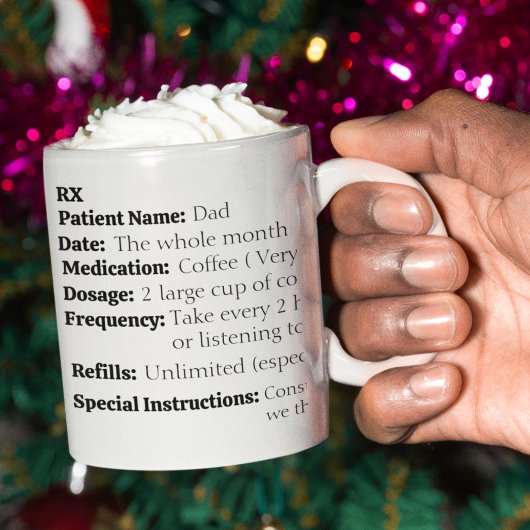 クリスマス生き残り処方箋 コーヒーマグカップ