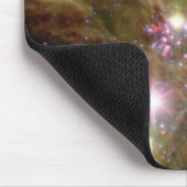 クリスマス生まれたばかりのツリーのクラスタの星 マウスパッド (コーナー)