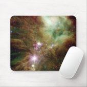 クリスマス生まれたばかりのツリーのクラスタの星 マウスパッド (マウス)