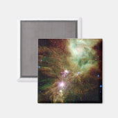 クリスマス生まれたばかりのツリーのクラスタの星 マグネット (正面/裏面)