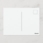 クリスマス生まれたばかりの発表葉書 ポストカード (裏面)