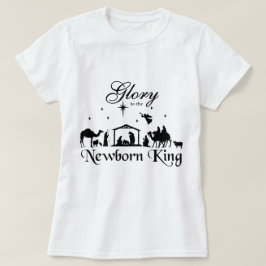 クリスマス生まれたばかりのTシャツ王への栄光 Tシャツ