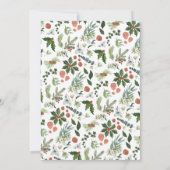 クリスマス生まれの赤ちゃんにお知らせ カード (裏面)