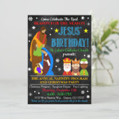 クリスマス生誕招待状 招待状 (スタンド正面)