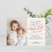 クリスマス生誕発表のお知らせ シーズンカード (スタンド正面)