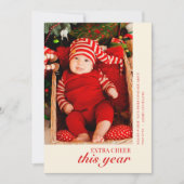 クリスマス生誕通知カード シーズンカード (正面)