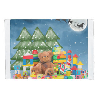 クリスマス用のおもちゃ 枕カバー