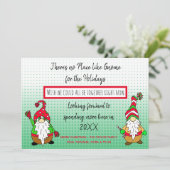 クリスマス用のノーム, ソーシャルディスタンスホリデー シーズンカード (スタンド正面)