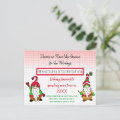 クリスマス用のノーム, ソーシャルディスタンスホリデー シーズンポストカード (スタンド正面)