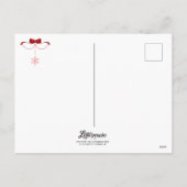 クリスマス用のホリーすてきスポストカードがある シーズンポストカード (裏面)