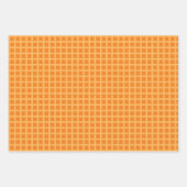 クリスマス用のラッピング紙と格子模様。 ラッピングペーパーシート (正面3)