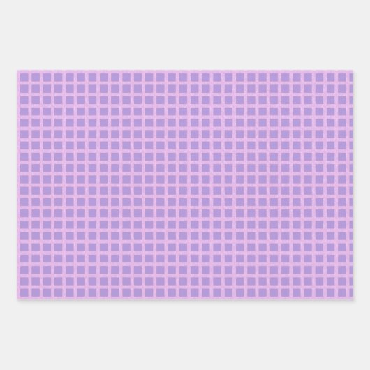 クリスマス用のラッピング紙と格子模様。 ラッピングペーパーシート (正面2)