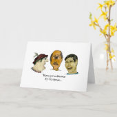 クリスマス用の下着を手に入れる カード (黄色い花)