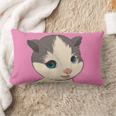 クリスマス用の女の子のための猫抱き枕 ランバークッション (ブランケット)