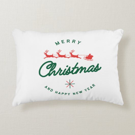 クリスマス用の枕 アクセントクッション (正面)