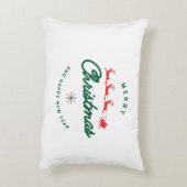 クリスマス用の枕 アクセントクッション (裏面(縦))