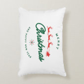 クリスマス用の枕 アクセントクッション (正面(垂直))