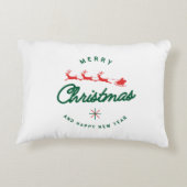 クリスマス用の枕 アクセントクッション (裏面)