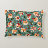 クリスマス用の枕 アクセントクッション (裏面)