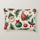 クリスマス用の枕 アクセントクッション (裏面)