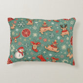 クリスマス用の枕 アクセントクッション (裏面)