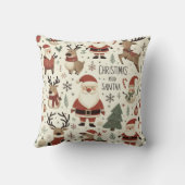 クリスマス用の枕 クッション (裏面)