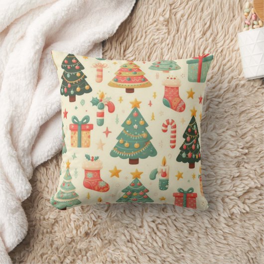 クリスマス用の枕 クッション (ブランケット)