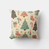 クリスマス用の枕 クッション (正面)