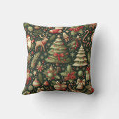 クリスマス用の枕 クッション (裏面)