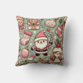 クリスマス用の枕 クッション (裏面)