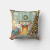 クリスマス用の枕 クッション (正面)