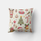 クリスマス用の枕 クッション (裏面)