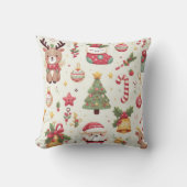 クリスマス用の枕 クッション (正面)