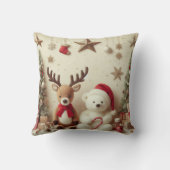 クリスマス用の枕 クッション (裏面)