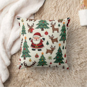 クリスマス用の枕 クッション (ブランケット)