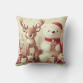 クリスマス用の枕 クッション (裏面)