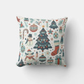 クリスマス用の枕 クッション (正面)