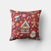 クリスマス用の枕 クッション (裏面)