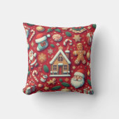 クリスマス用の枕 クッション (正面)