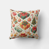 クリスマス用の枕 クッション (裏面)