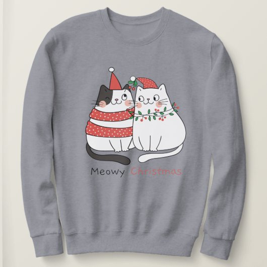 クリスマス用の汗シャツ スウェットシャツ (デザイン正面)
