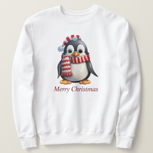 クリスマス用の汗シャツ スウェットシャツ (デザイン正面)