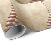 クリスマス用の野球ギフトラップ ラッピングペーパー (ロールコーナー)