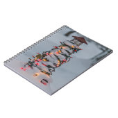 クリスマス用の飾小さな灯台 ノートブック (左側)